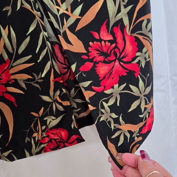 Kathie Lee Collection Womens Career Casual Sleeveless Floral Maxi Dress Sz S 4/6 - Picture 4 of 8